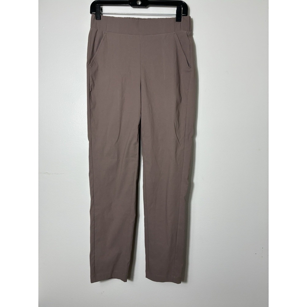 Modern Ambition Travel Pants‎ Pull On Sz Small Brown Casual Minimalist